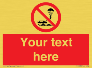 Custom No parasailing